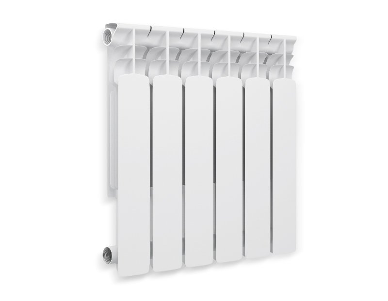 Радиатор биметаллический секционный 500/100/8 боковое подключение
