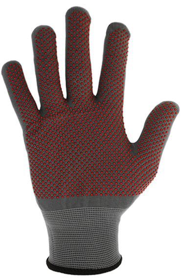 Перчатки нейлоновые бесшовные с ПВХ точечным покрытием ArmProtect 6101 р.8