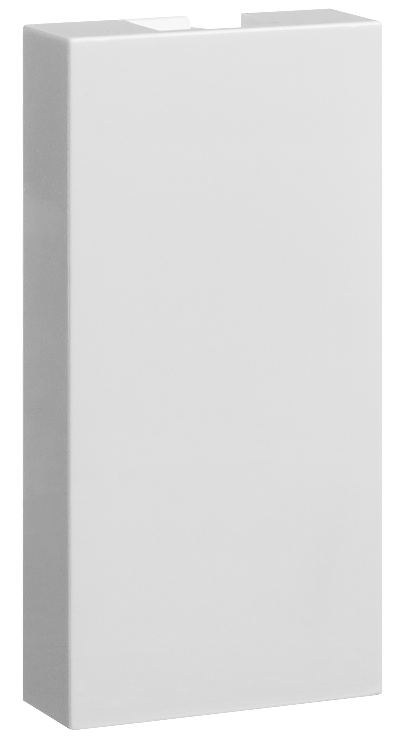 Заглушка -  1 модуль - белый