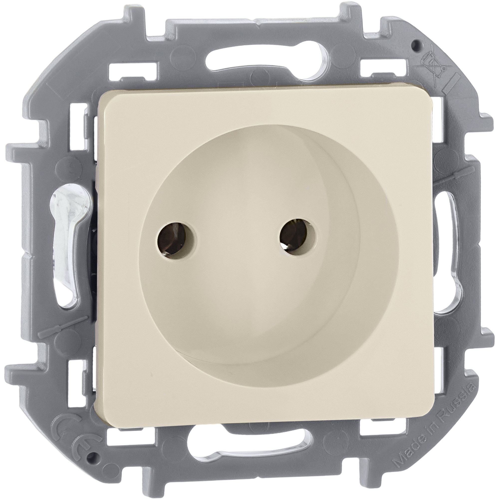 Розетка 2К 16 А 250 В~ INSPIRIA слоновая кость