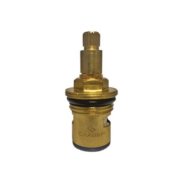 Кран-букса для смесителя керамическая резьба G 1/2 20 шлицов