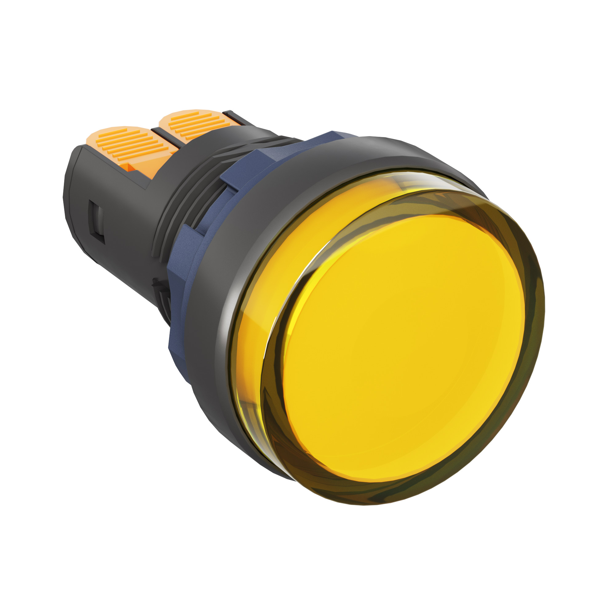 Сигнальный индикатор  со встроенным диодом 220В, желтый