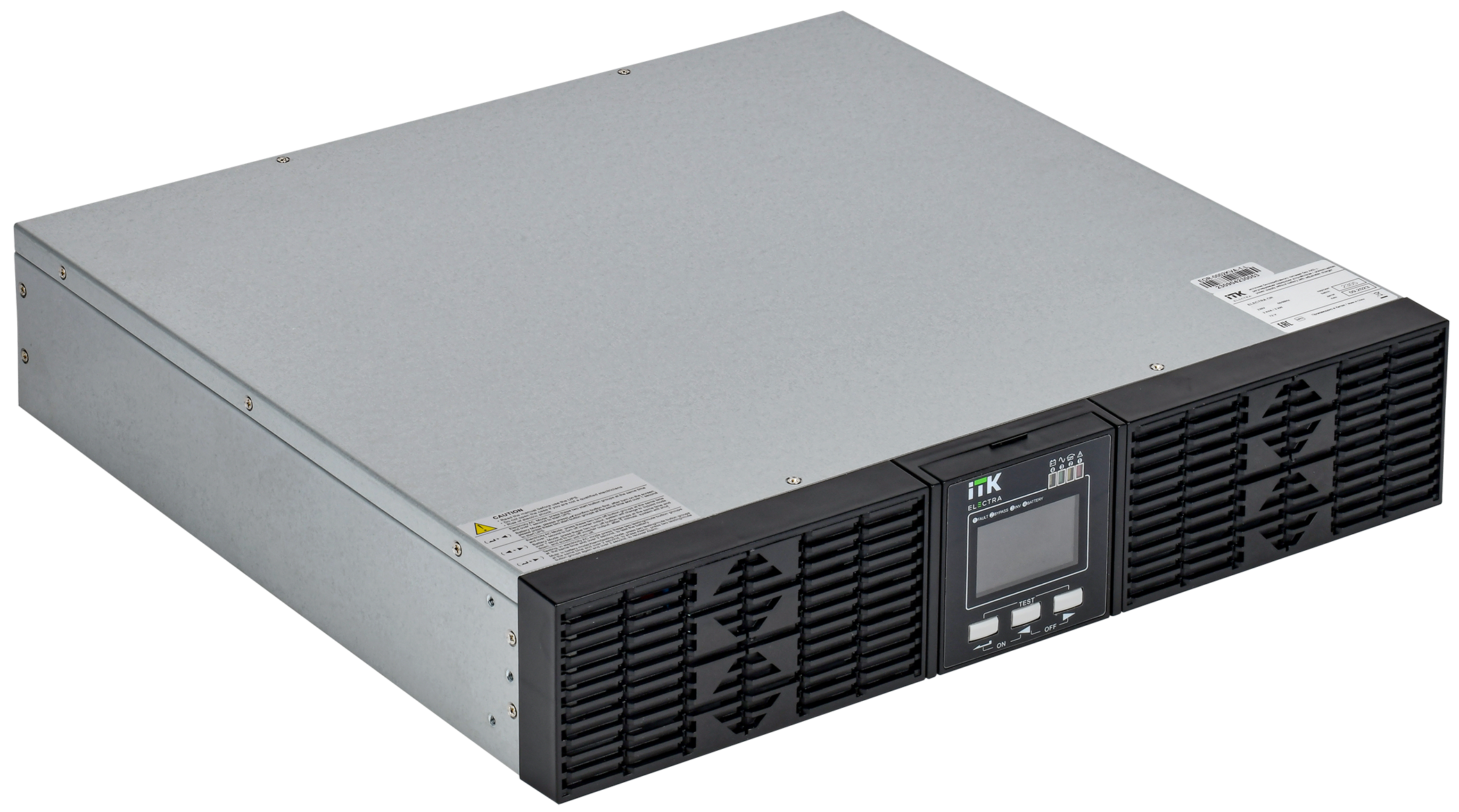 Источник бесперебойного питания Online Rackmount 3кВА/3кВт, однофазный с LCD дисплеем 96VDC без АКБ 2U с рег. з/у