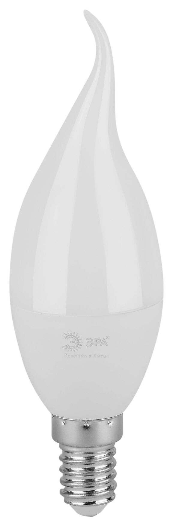 Лампа светодиодная LED 10 Вт 1000Лм 6500К свеча на ветру холодный E14 220-240В LED BXS-10W-865-E14 Green Line