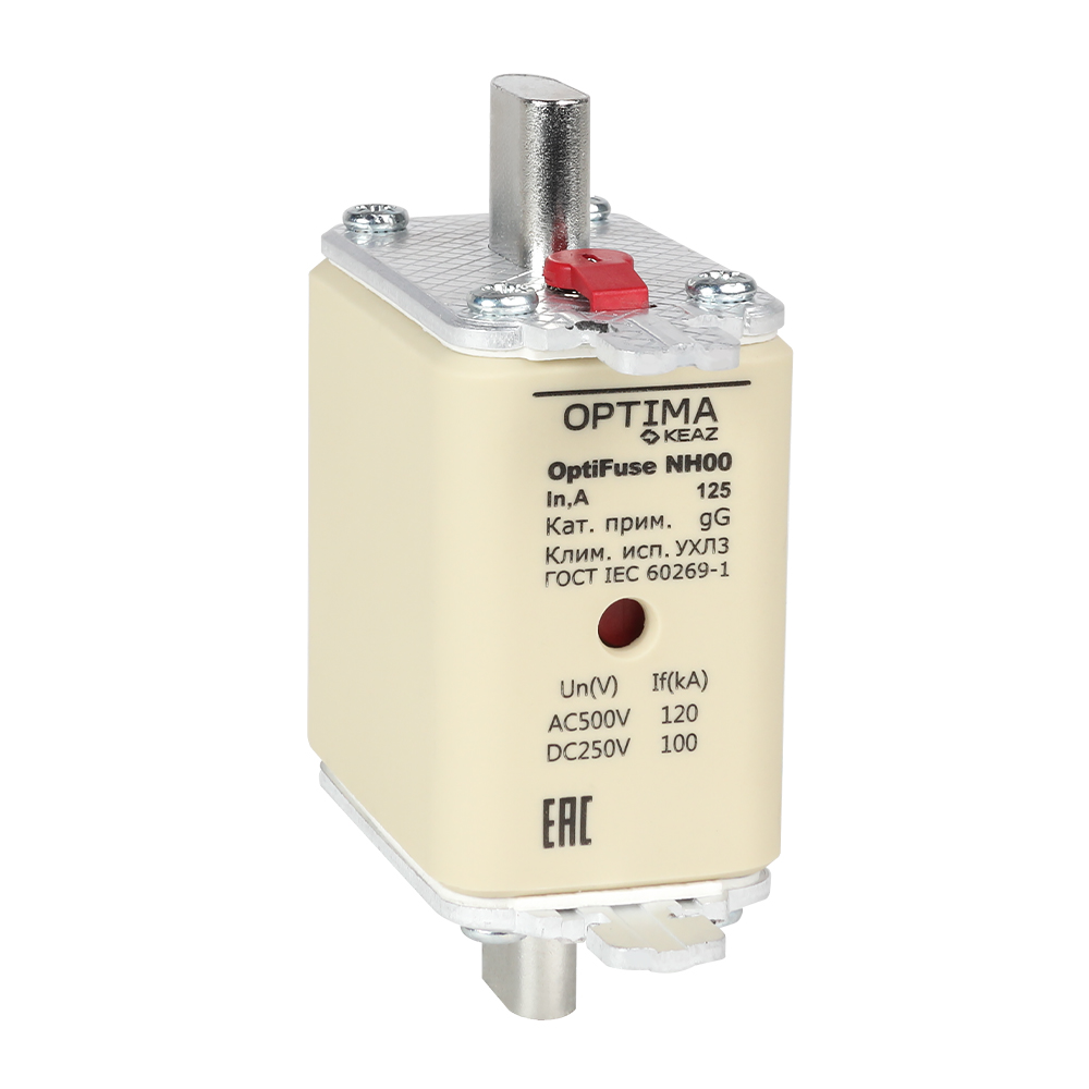 Вставка плавкая OptiFuse NH00-100-gG-УХЛ3