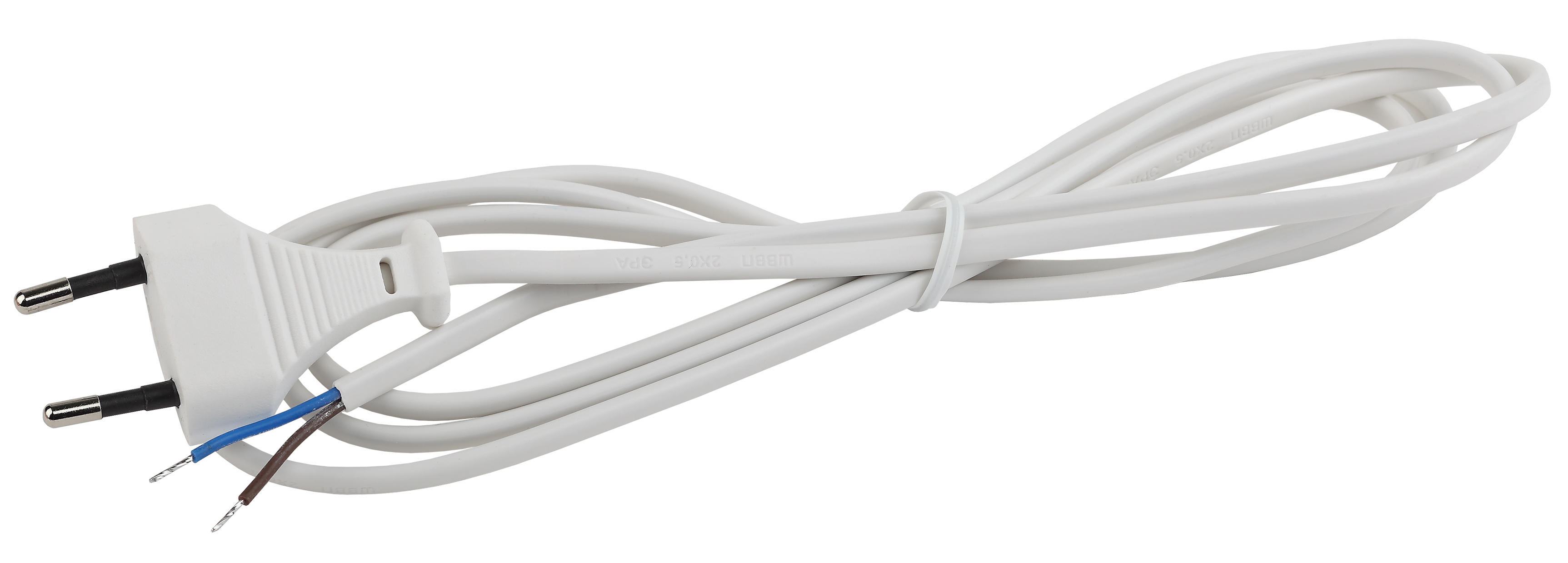 Шнур для бра UX-ШВВП-1,8m-W 1,8 м ШВВП 2x0,5мм2 белый
