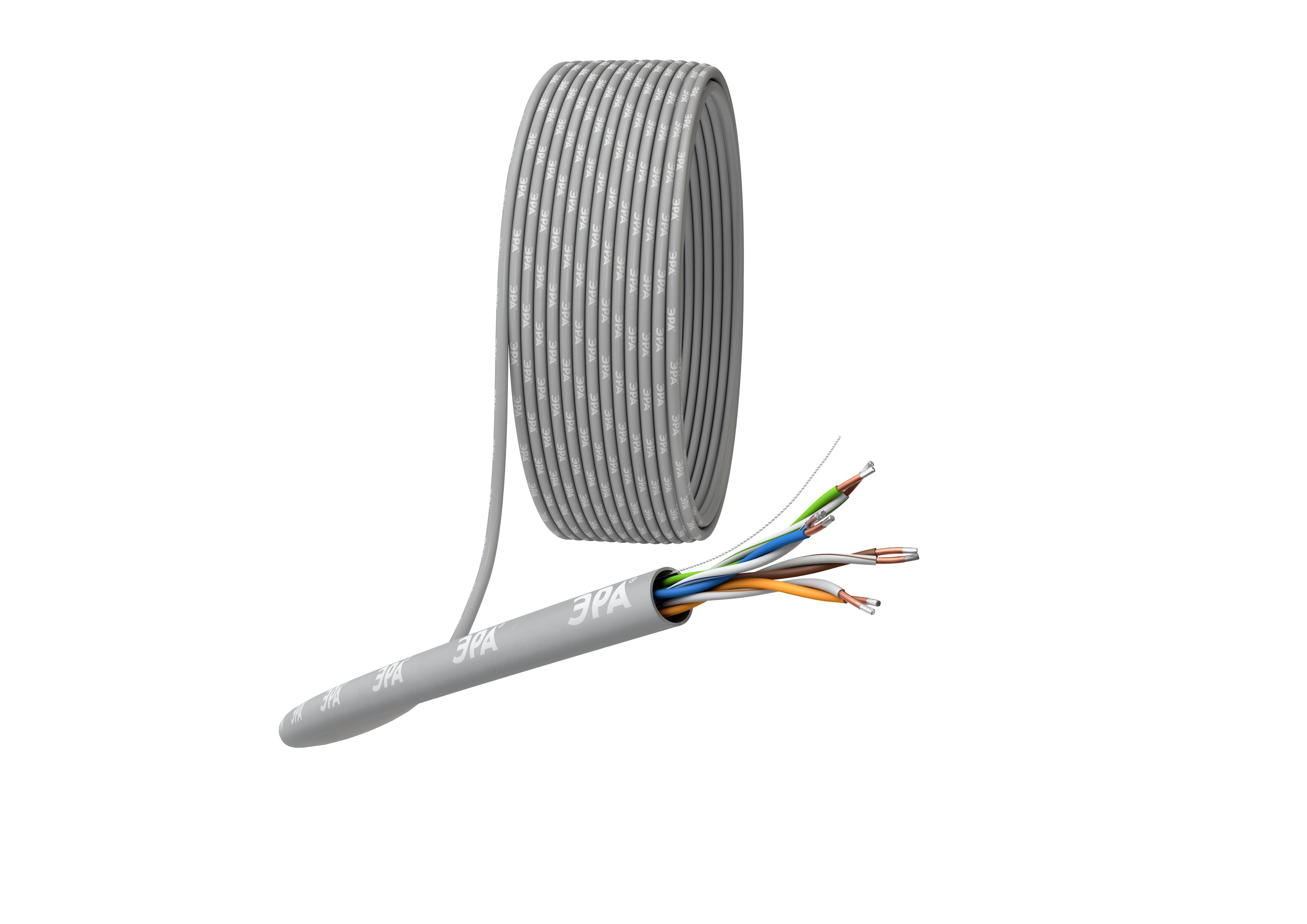 Витая пара U/UTP 4x2x25 AWG Cat5e CCA PVC 305м SIMPLE