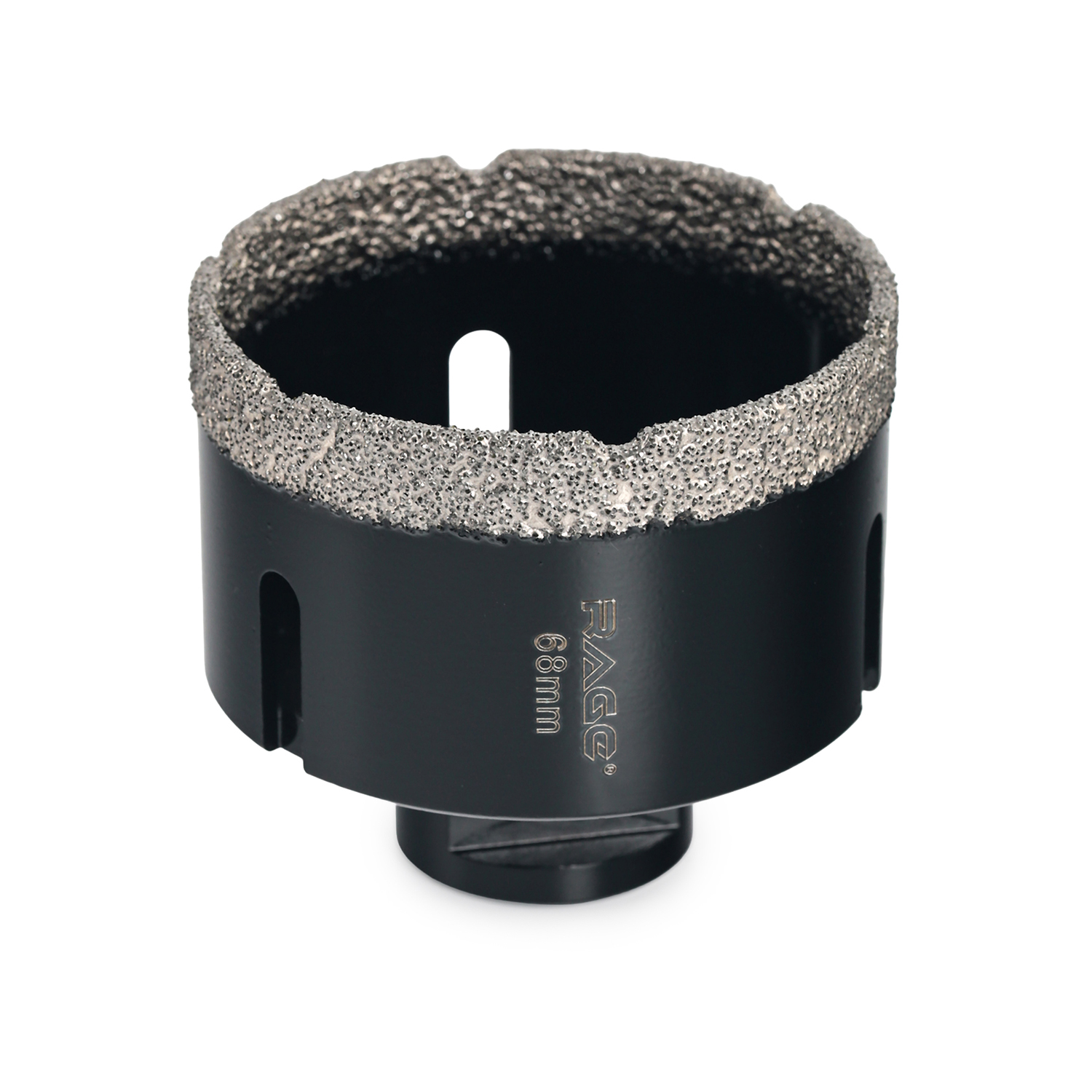 Коронка алмазная для УШМ по керамограниту по керамике 68 мм сухое сверление