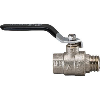 Кран шаровой полнопроходной  1/2' ВН/НР рычаг