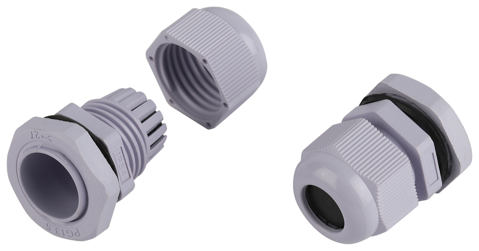 Ввод кабельный сальник NO-224-232 PG 13.5 (d отв.21 мм / d провод.6-12 мм) IP54 (упаковка 20 штук)