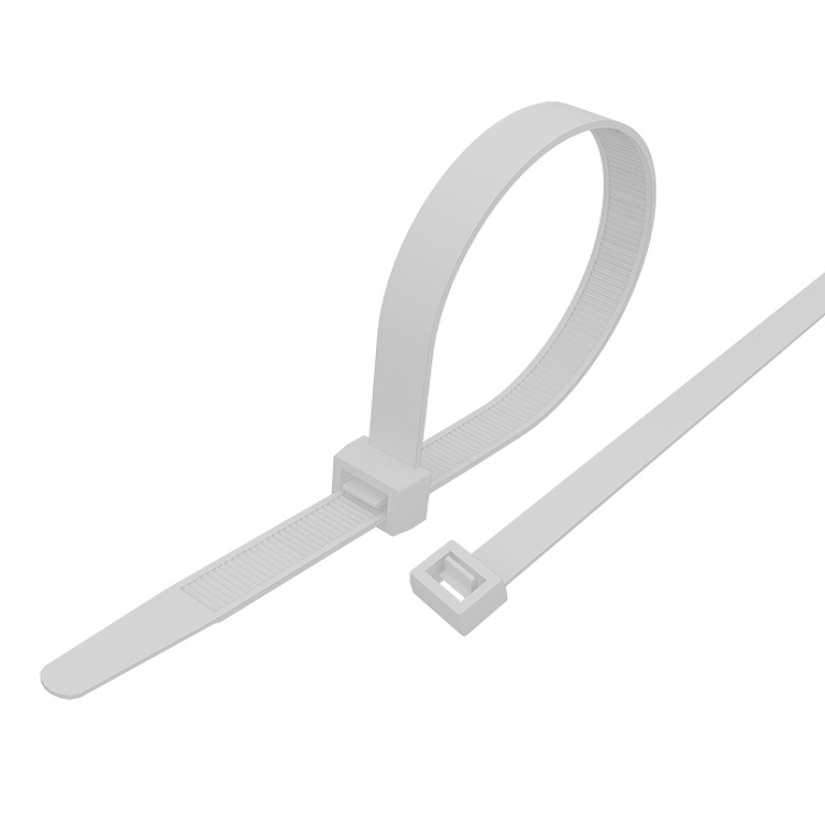 Хомут-стяжка кабельная нейлоновая PROconnect 250x3,6 мм, белая, 100 шт