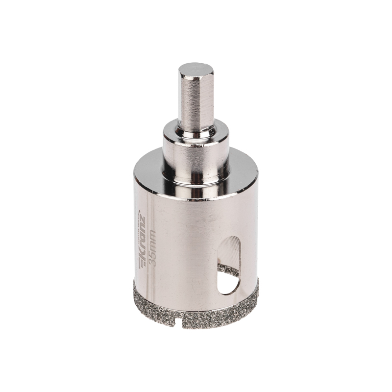 Коронка алмазная 35 мм по керамограниту с центровочным сверлом