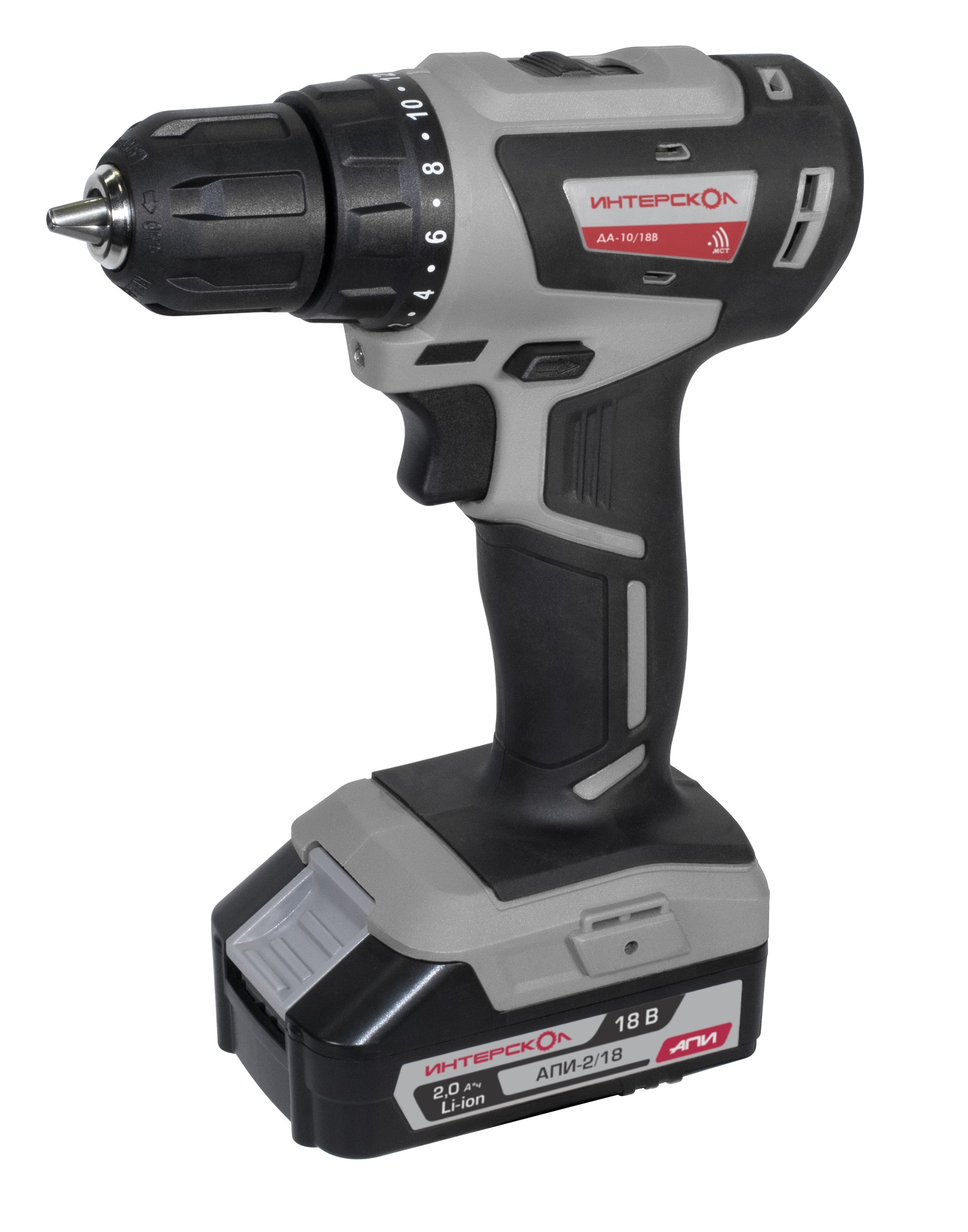 Шуруповерт аккумуляторный бесщеточный ДА-10/18В 42 МиниМАКС Li-ion АПИ (кейс, 2 аккум. 2Ач, ЗУ),