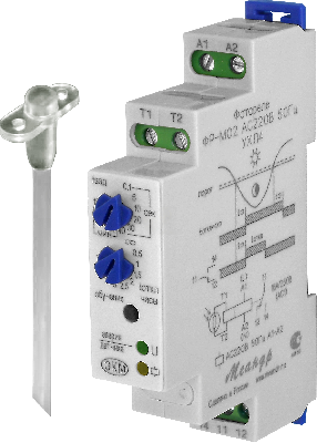 Фотореле ФР-М02 AC230B УХЛ4 с датчиком