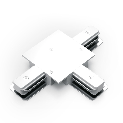 Коннектор для встраиваемых трековых шинопроводов AC 220В Белый IP20 Т-образный Track Gauss