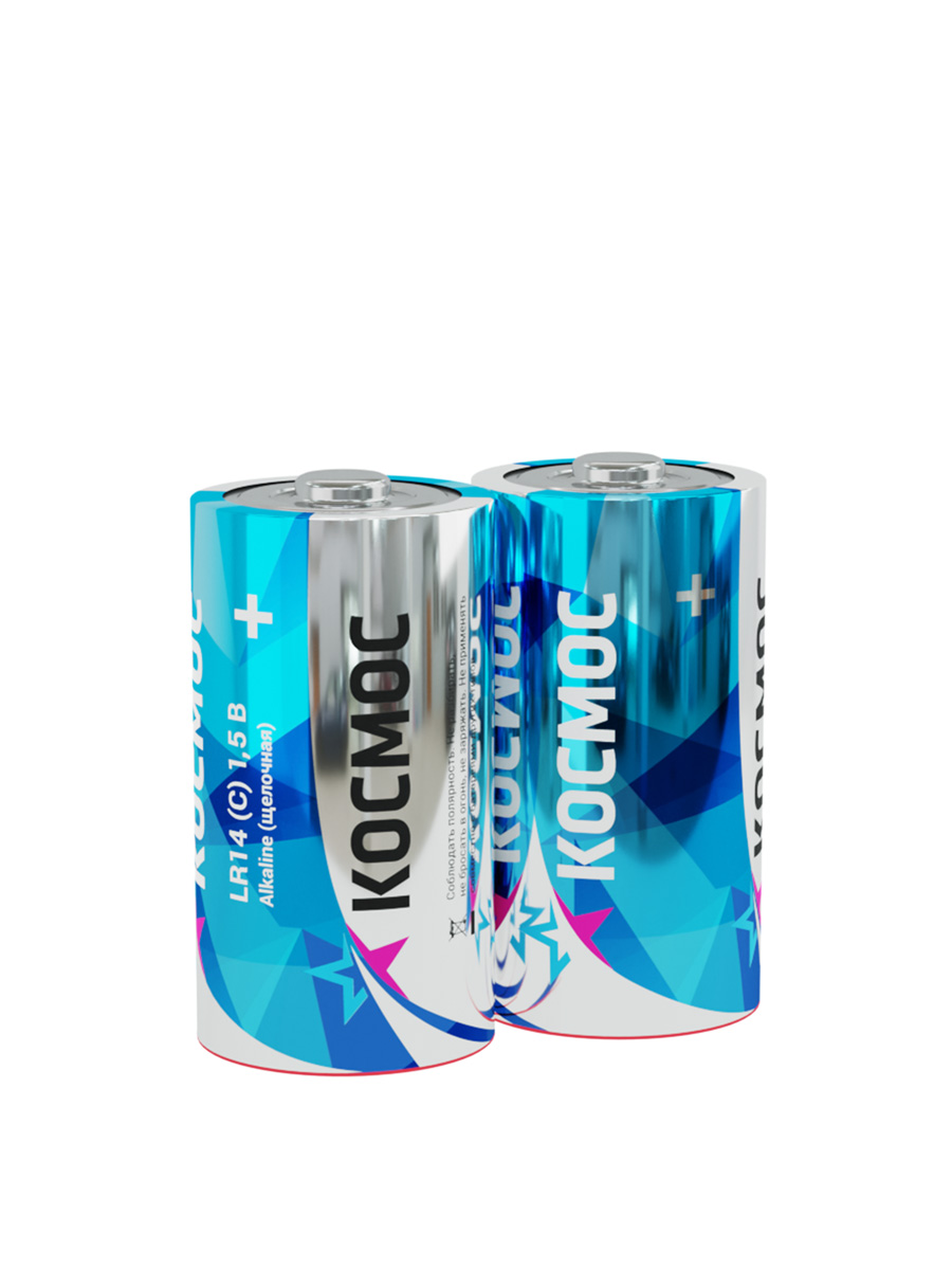 Батарейка  LR14 (C) 1.5V Alkaline 2S в шринке,