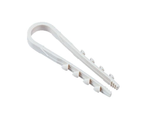 Дюбель-хомут для круглого кабеля белый  05-11 Jazzway (100 шт/уп)