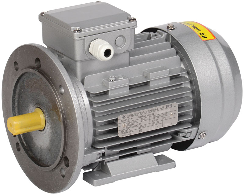 Электродвигатель трехфазный АИР 63A4 380В 0,25кВт 1500 об/мин 2081 DRIVE