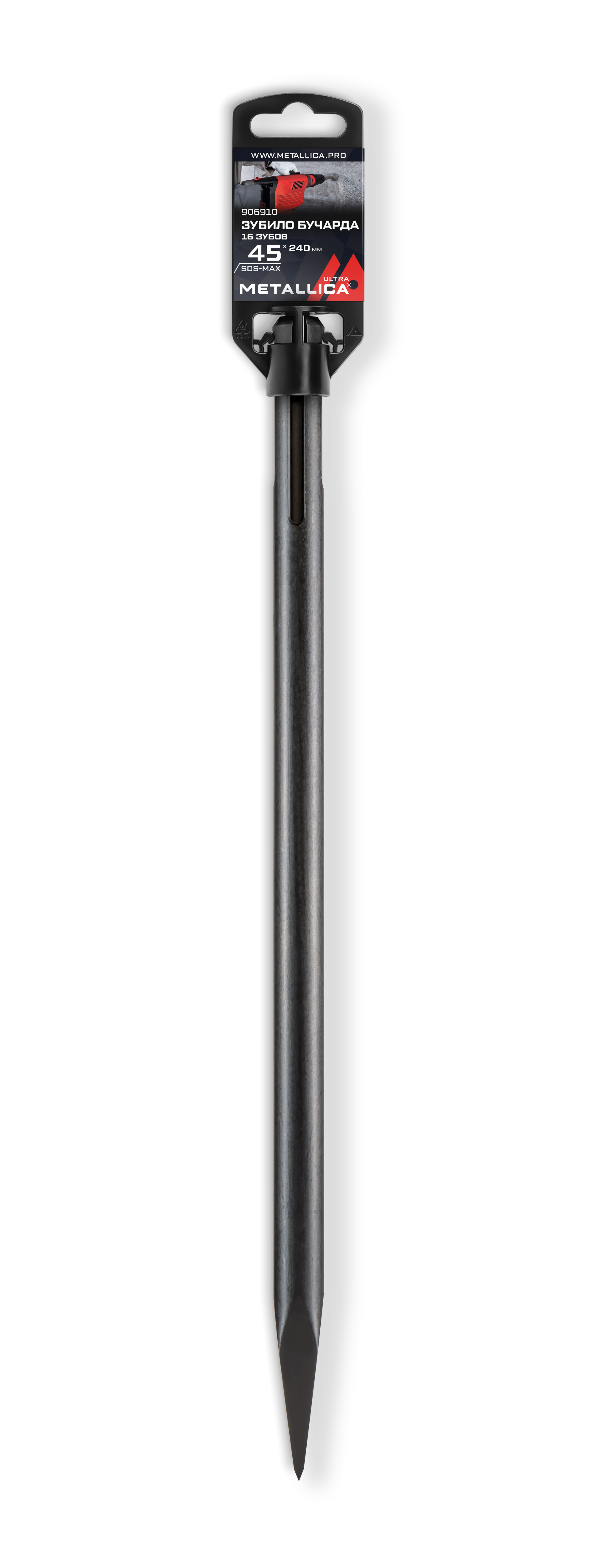 Зубило пикообразное SDS-max 400/260 мм, по бетону