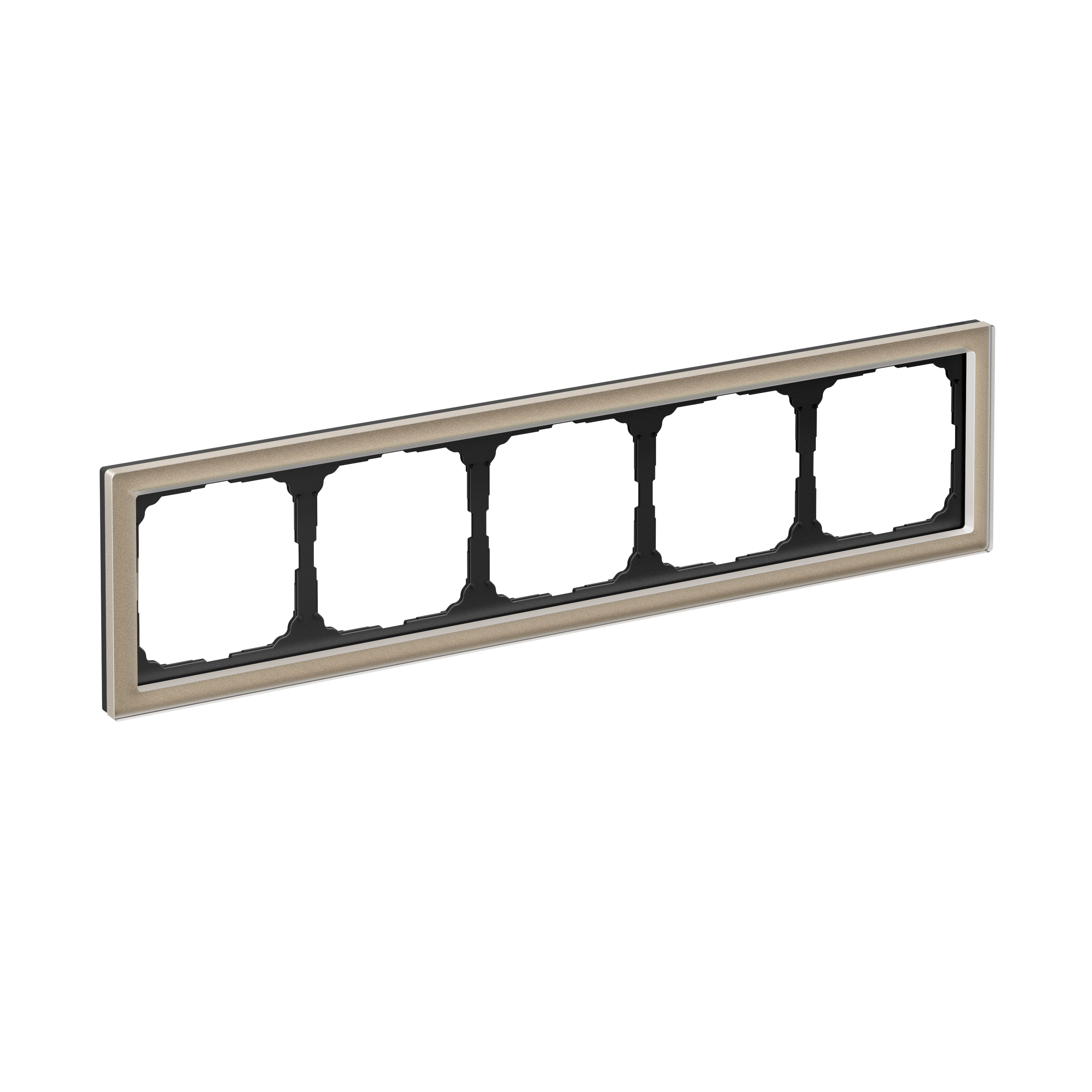 ARTGALLERY PURE 5-постовая РАМКА, ОРГАНИЧЕСКОЕ СТЕКЛО ШАМПАНЬ