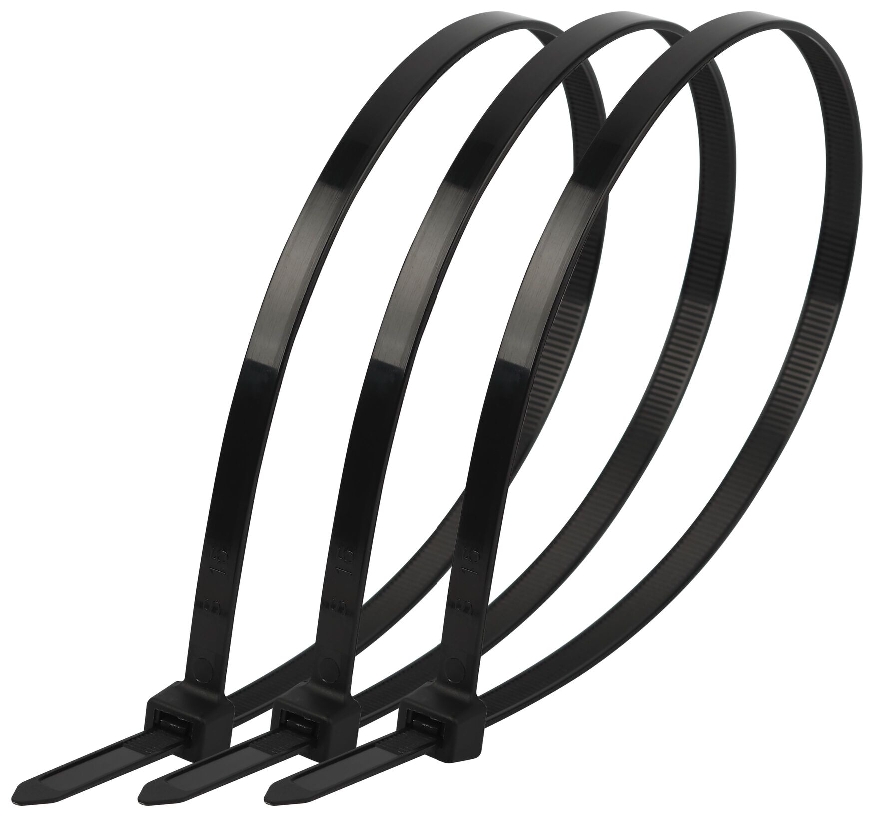 Стяжка кабельная нейлоновая (хомут) 3.6 х 300 мм чёрная (100 шт/уп) NO-225-180