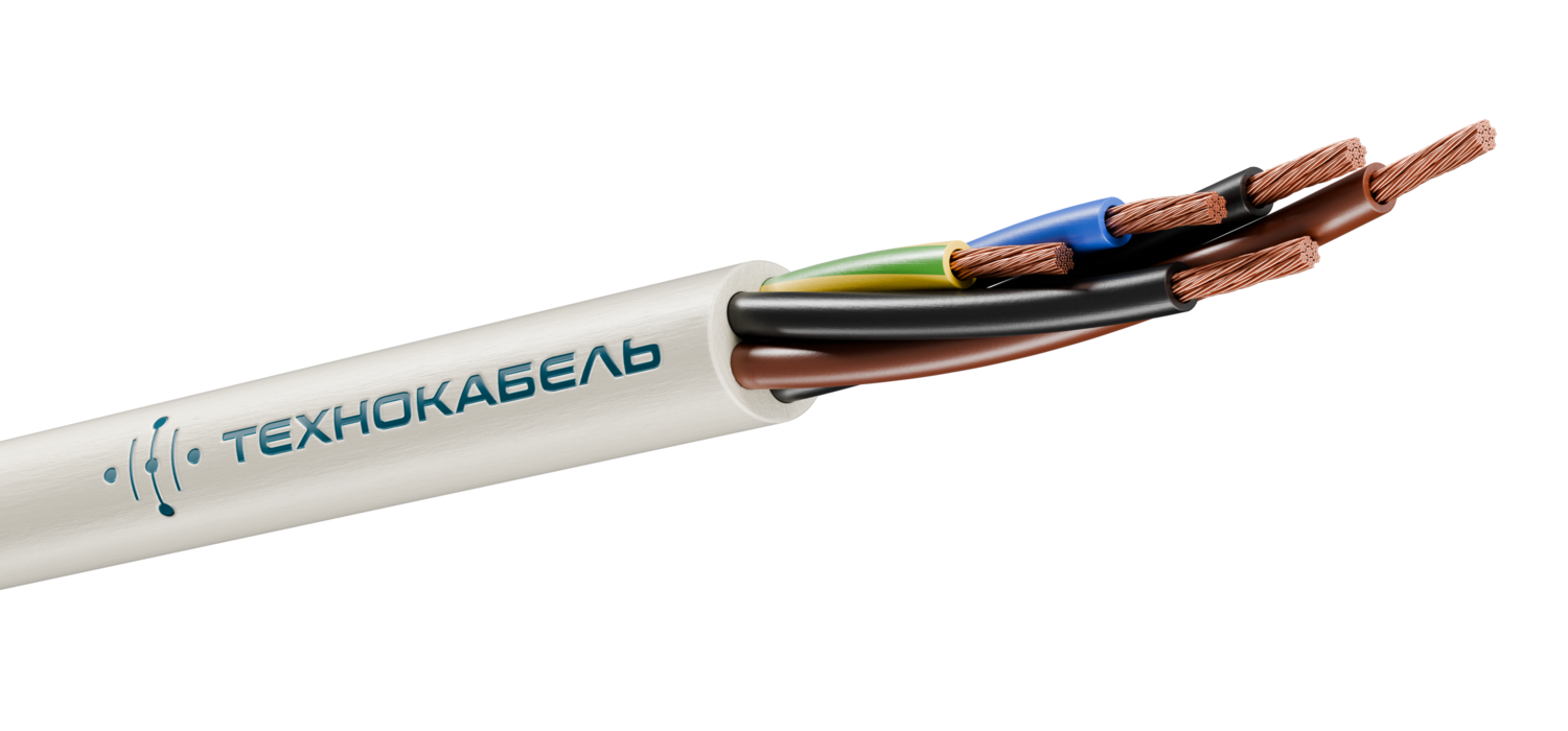Провод ПВС 5х1,5 (4х1,5+1х1,5) ТРТС