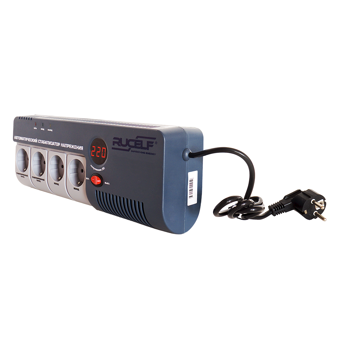 Стабилизатор напряжения релейный однофазный 0,5 кВА навесной