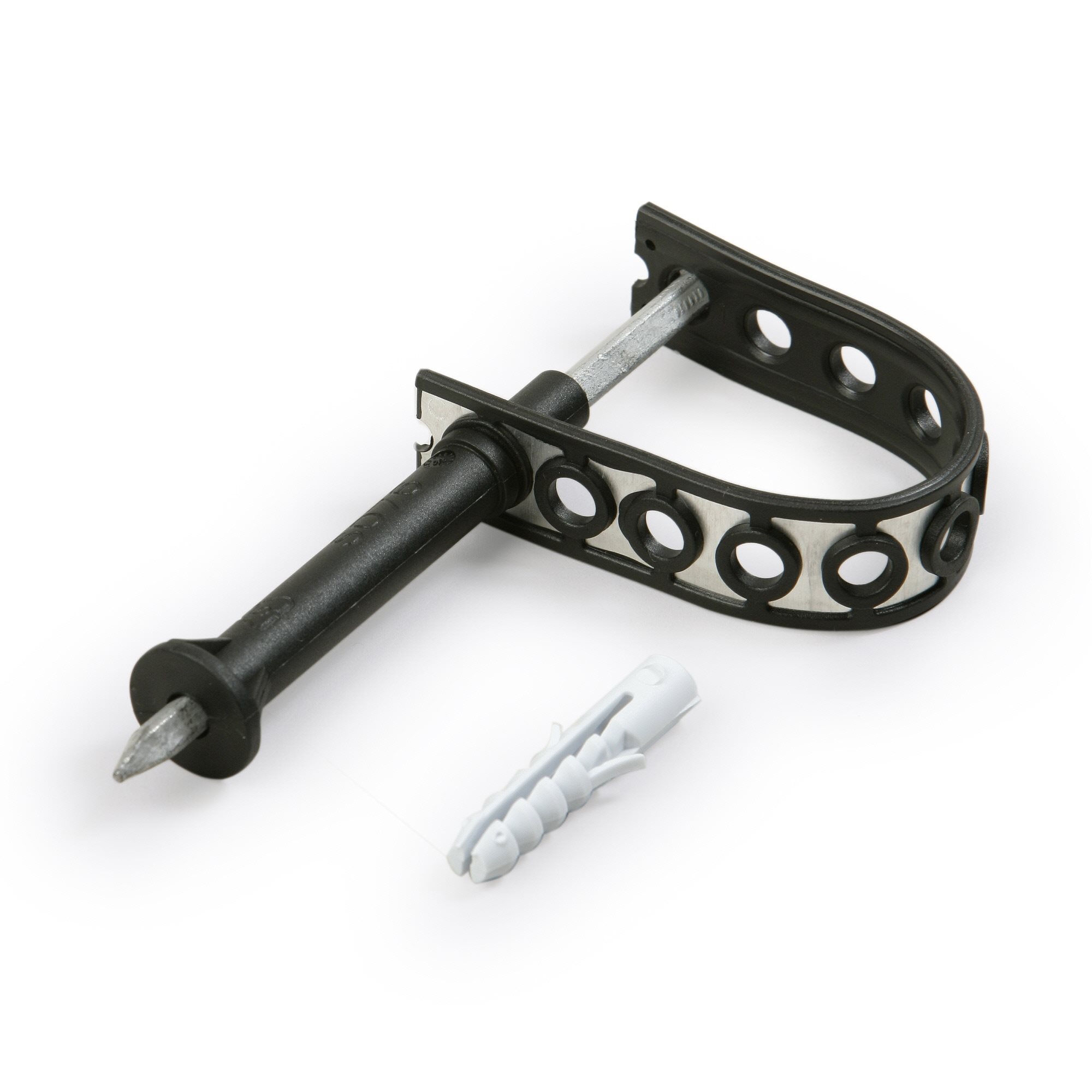 Фиксатор дистанционный 60 мм, d12-47 мм, 145 мм, гвоздь, дюбель 10х50