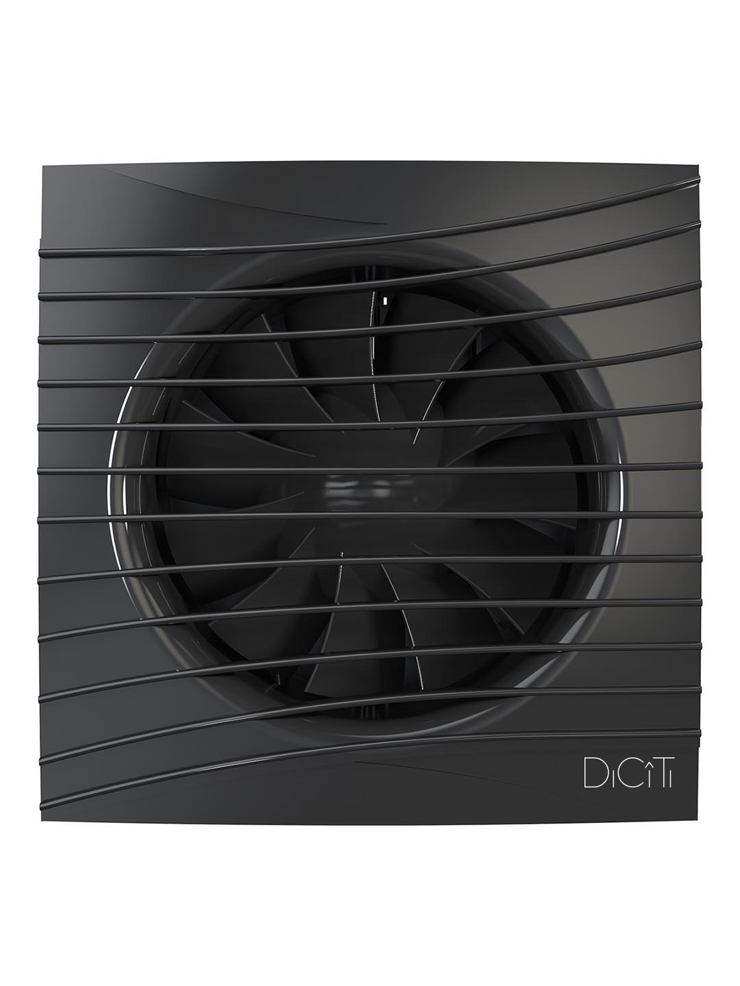 Вентилятор осевой вытяжной с обратным клапаном D100 декоративный