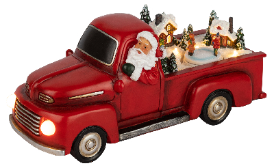 Рождественская композиция Новогоднее путешествие мультиколор, 3хАА, 25х12х17 см EFIS-S01