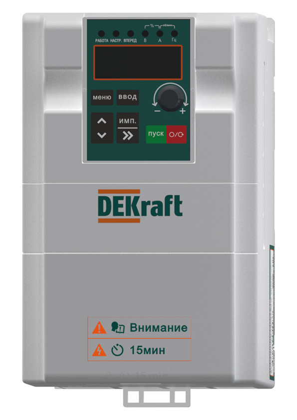 Преобразователь частоты DEKV060- 2.2кВт 3 фазы 380В с торм. Модулем