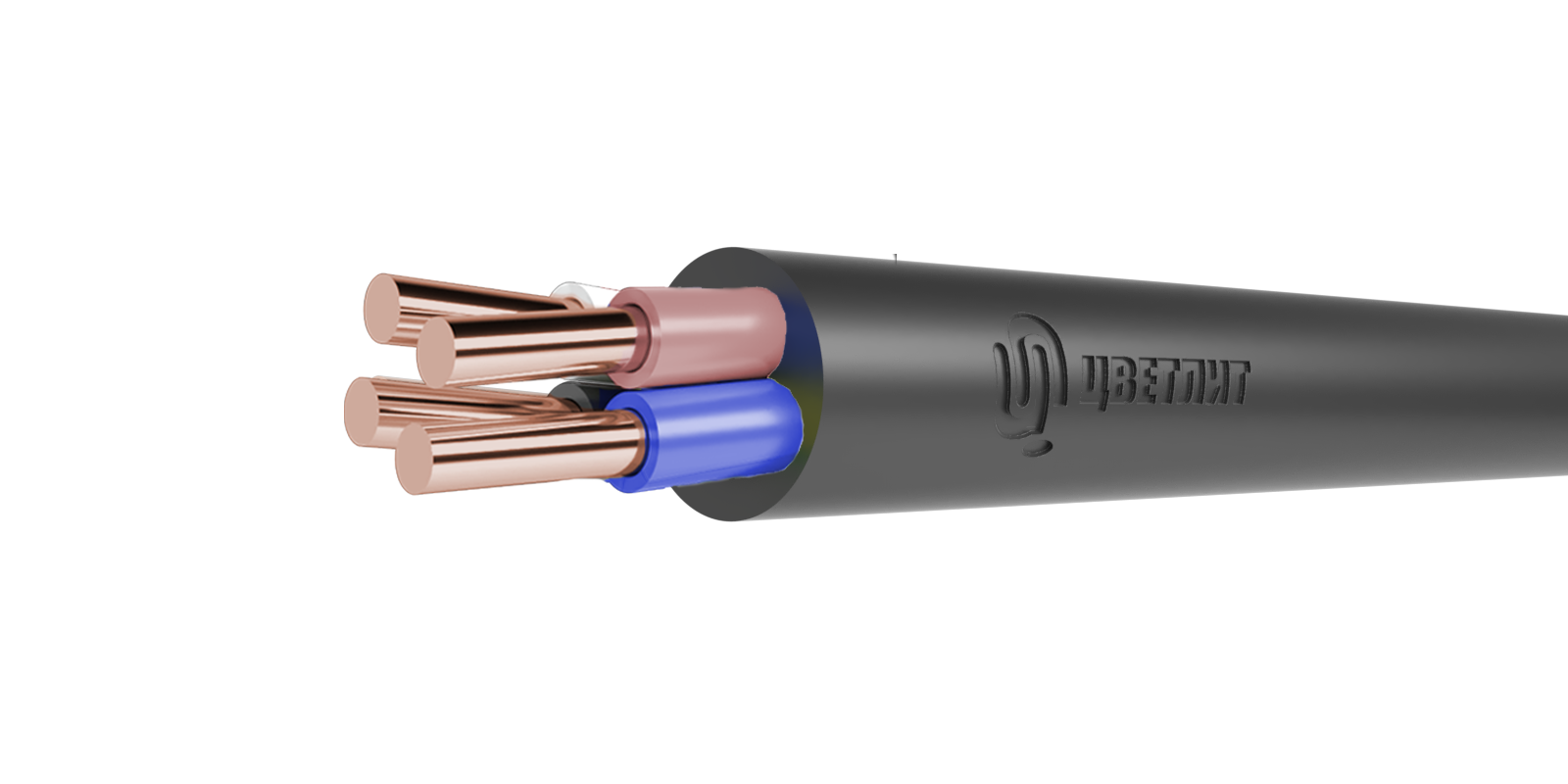 Кабель силовой ППГнг(A)-HF 4х1,5ок(N)-0,66 (100 м) ТРТС