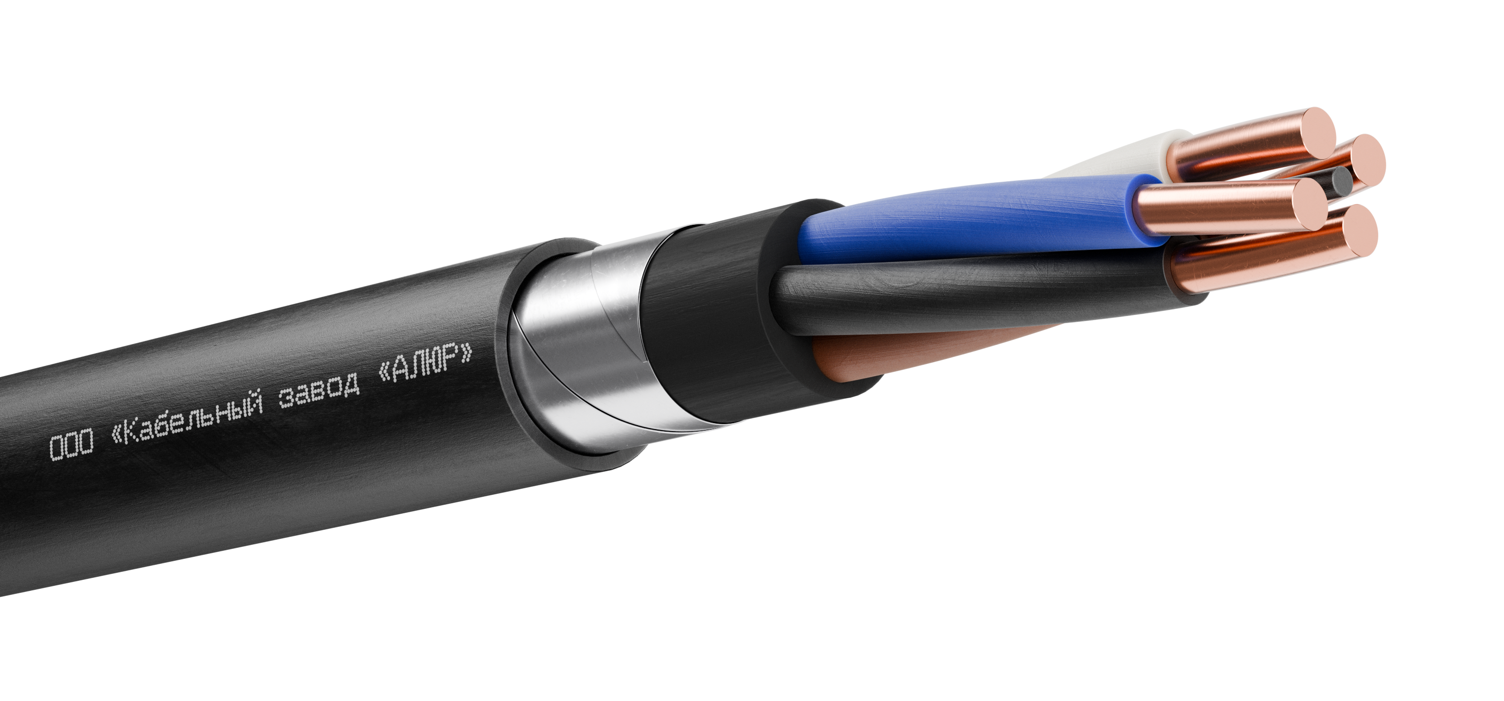 Кабель силовой ВБШвнг(А)-LS 4х16 (N)-0.66 однопроволочный барабан