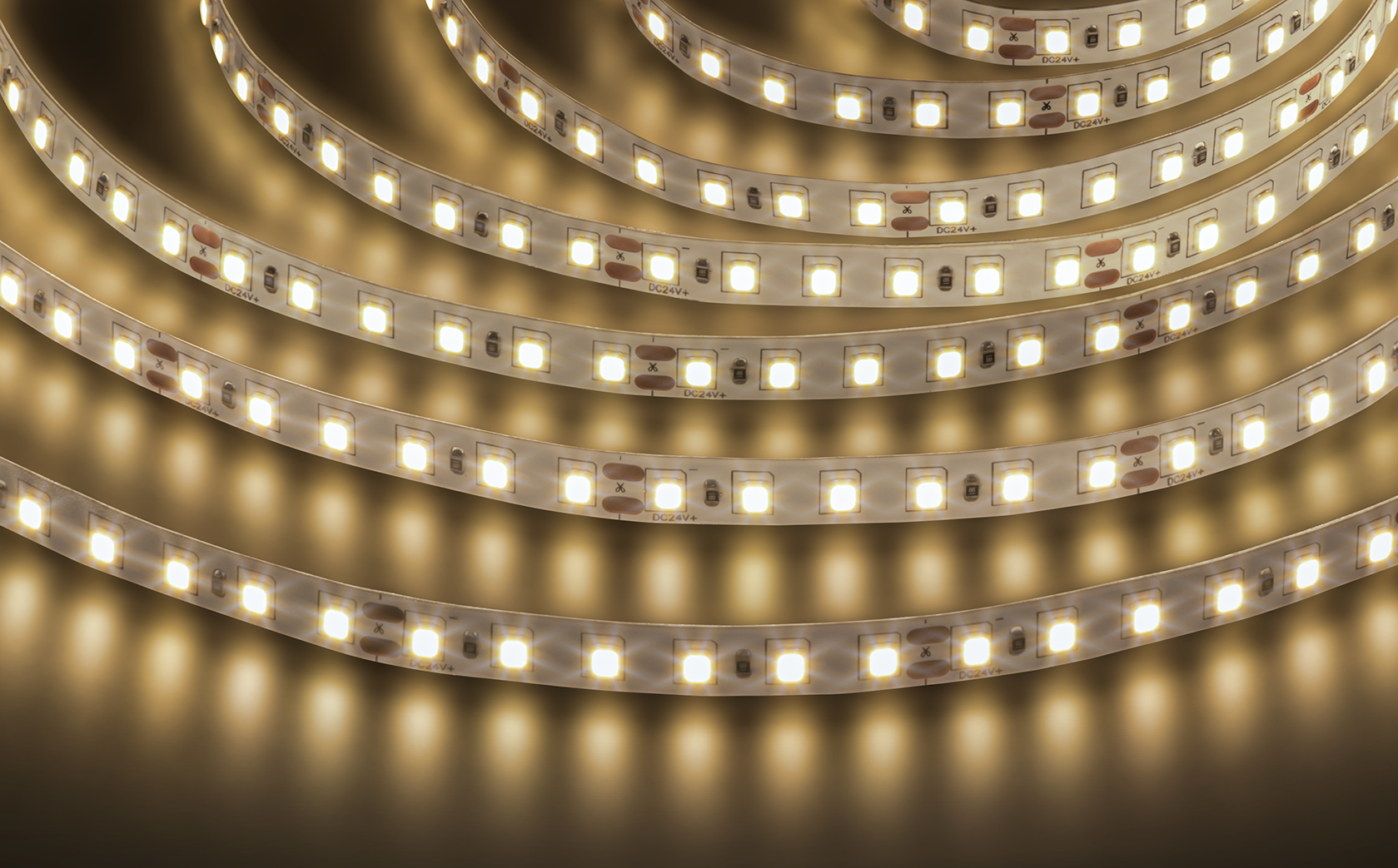 Лента светодиодная NLS-2835WW120-9.6-IP20-24V 5м