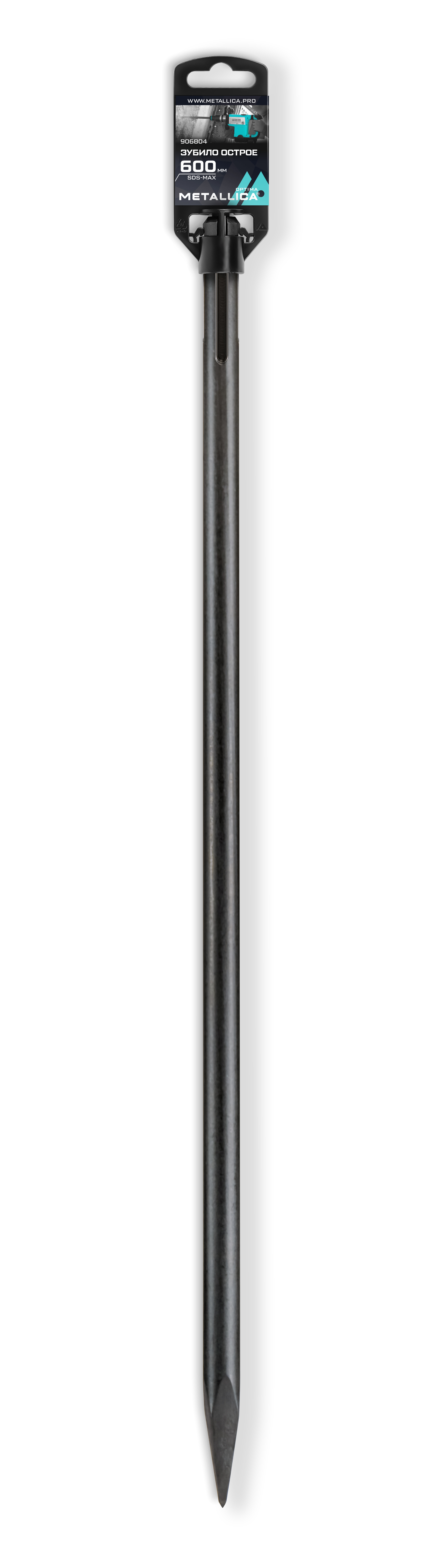 Зубило пикообразное SDS-max 600/460 мм, по бетону