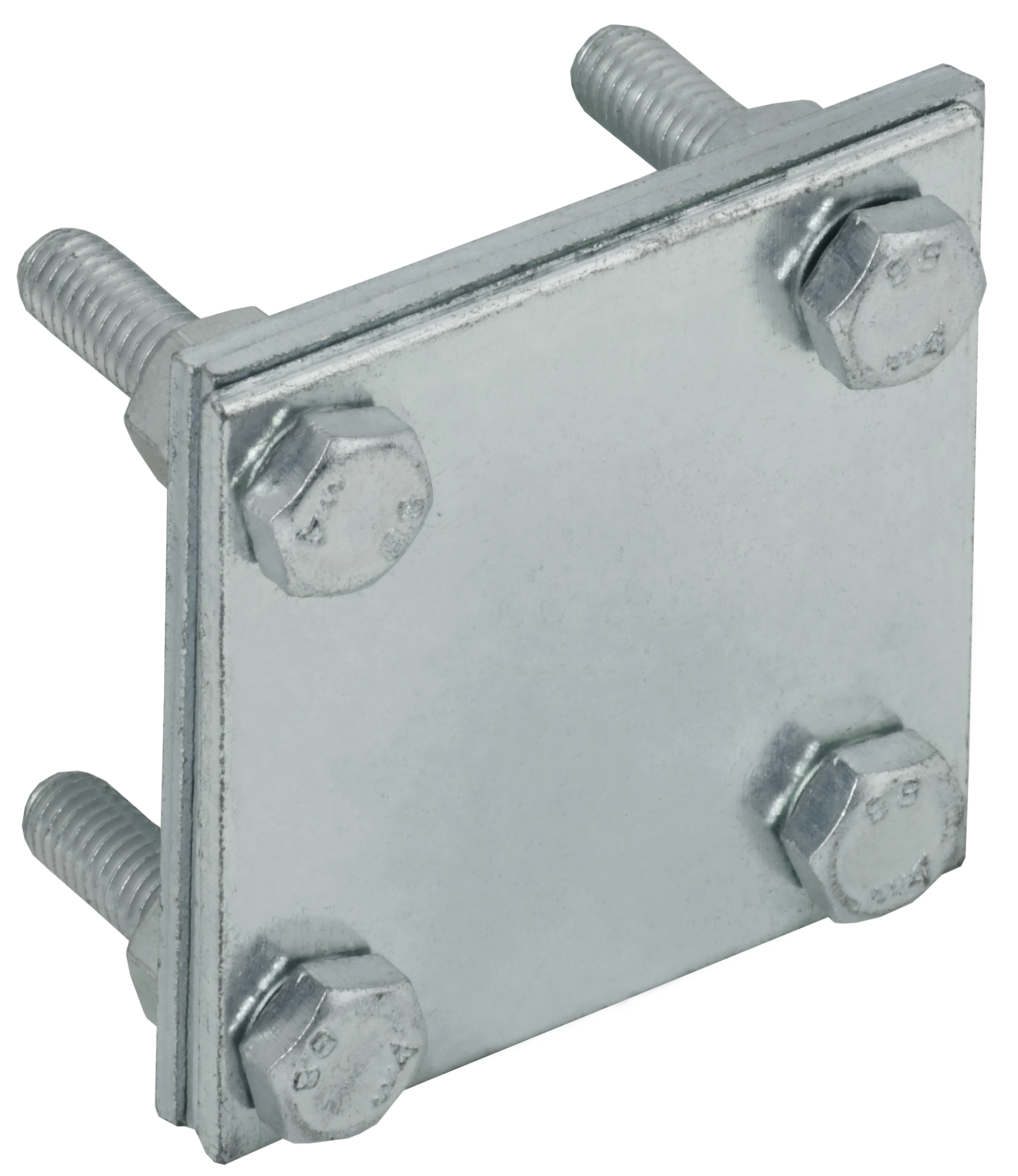 Зажим крестообразный с разделителем полоса-полоса 40мм оцинкованная сталь HDZ IEK
