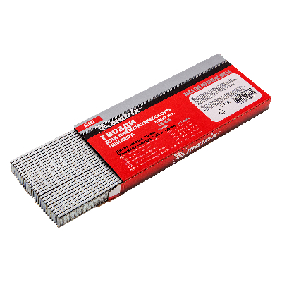 Гвозди для пнев. нейлера, длина - 10 мм, ширина - 1,25 мм, толщина - 1 мм, 5000 шт