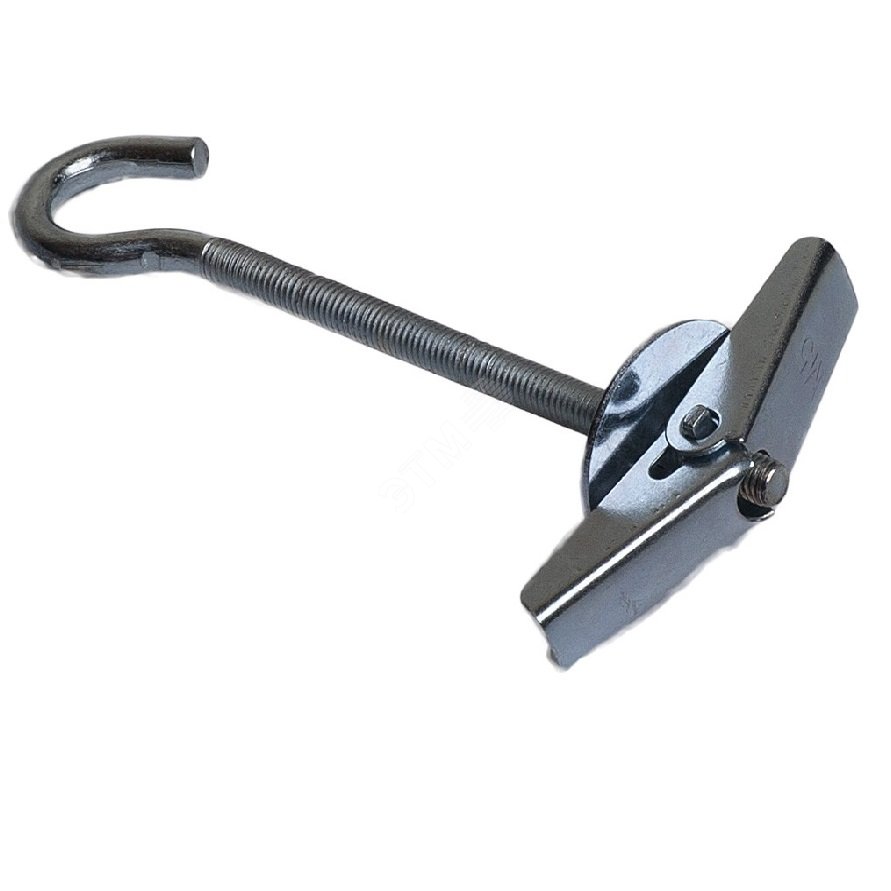 Анкер складной пружинный с крюком М4 оцинкованный
