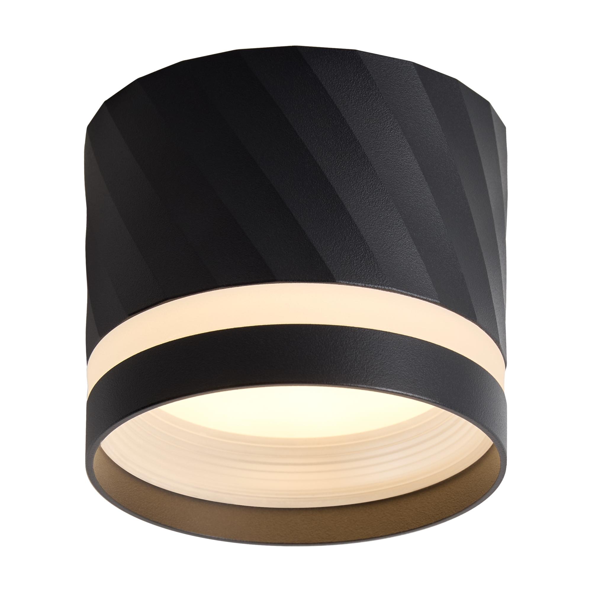 Светильник традиционный Down Light накладной под лампу GX53 IP20 Черный