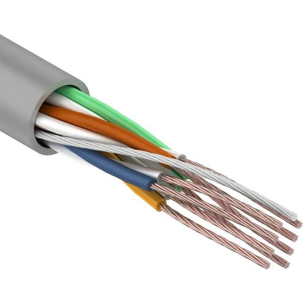 Витая пара U/UTP 4PR 24AWG CAT5e PATCH бухта 305м