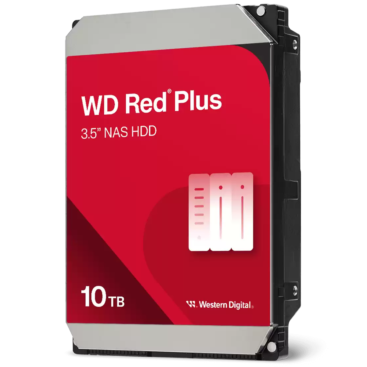 Жесткий диск 10TB Red Plus, 3.5'', SATAIII, 7200 об/мин, 512 МБ