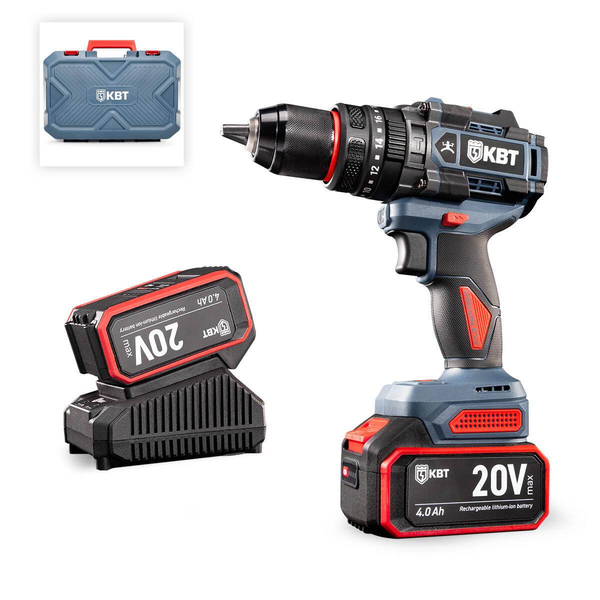 Дрель-шуруповерт DB-20-160 ударная аккумуляторная бесщеточная с максимальным размером оснастки до 13мм