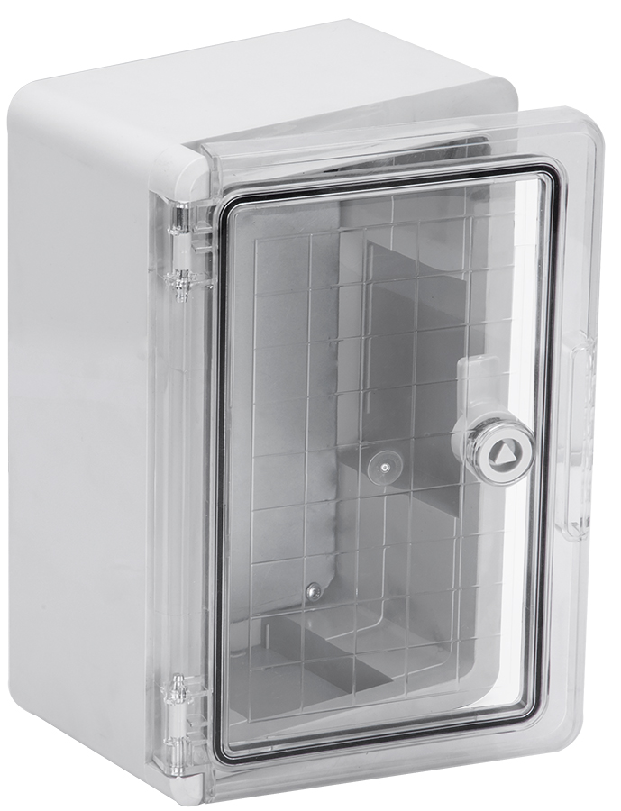 Корпус пластиковый ЩМПп 300х200х130мм прозрачная  дверь УХЛ1 IP65