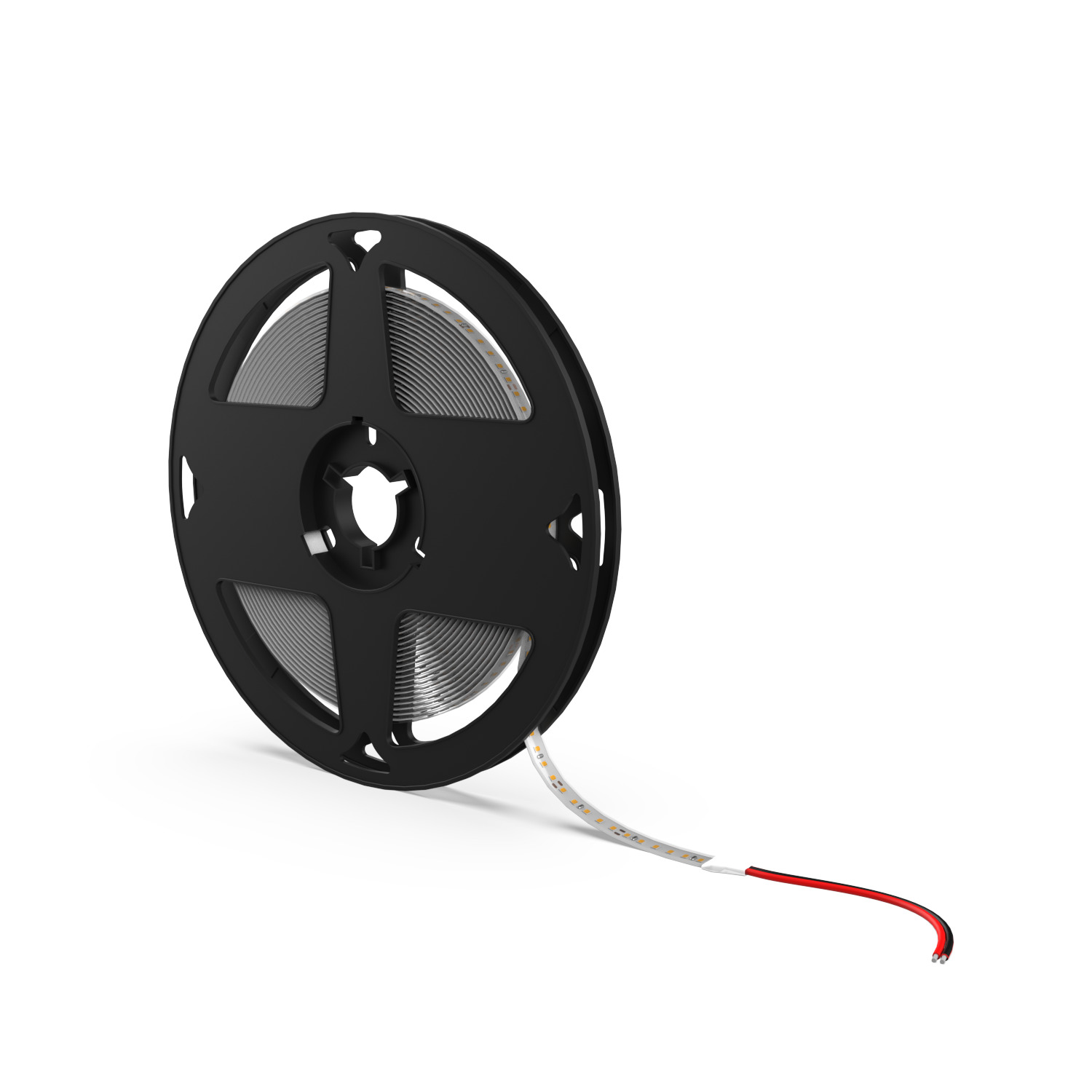 Лента светодиодная 12 Вт/м DC 24В 3000К IP65 120LED SMD2835 1400 лм/м Black Gauss