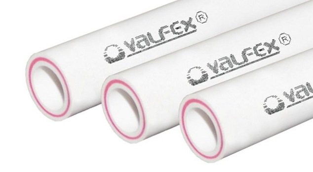 Труба полипропиленовая 40 х 5.5 SDR 7.4 PN 20 PPR армированная стекловолокном белая, хлыст 2м