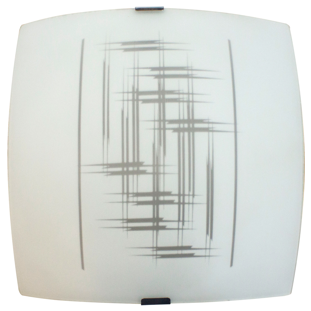 Светильник НПБ-09-60-003 М83 Элегант матовый      белый клипсы штамп металлик ИУ