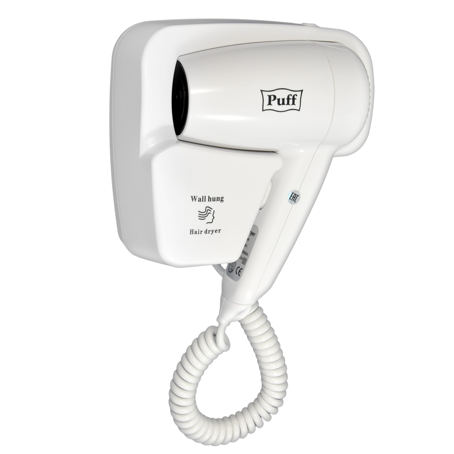 Фен для волос настенный Puff-1200 1.2 кВт