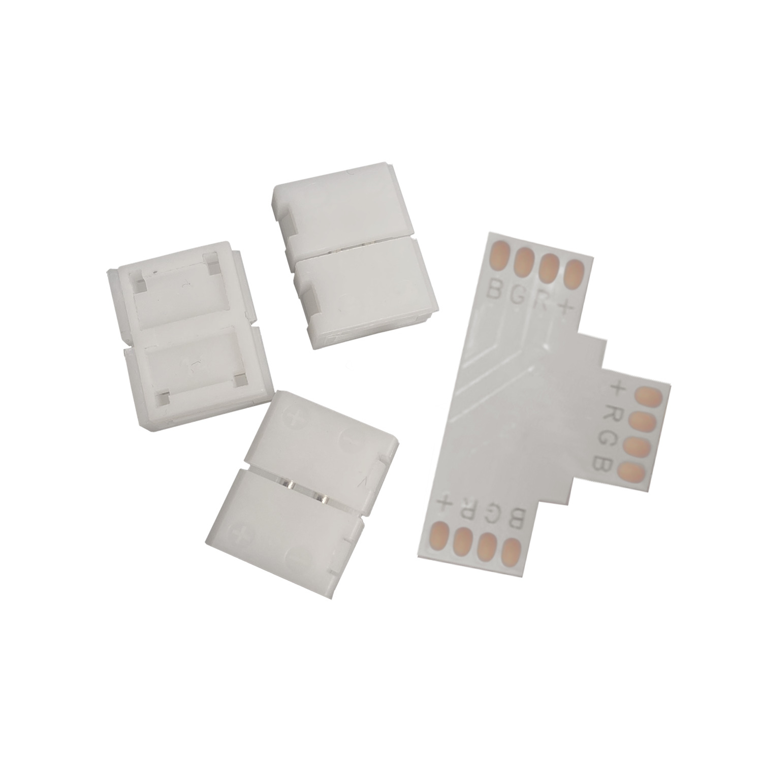 Набор коннекторов для светодиодной RGB ленты 5050 10мм Т-образный RGB 3014/5050/5060/5630 Basic