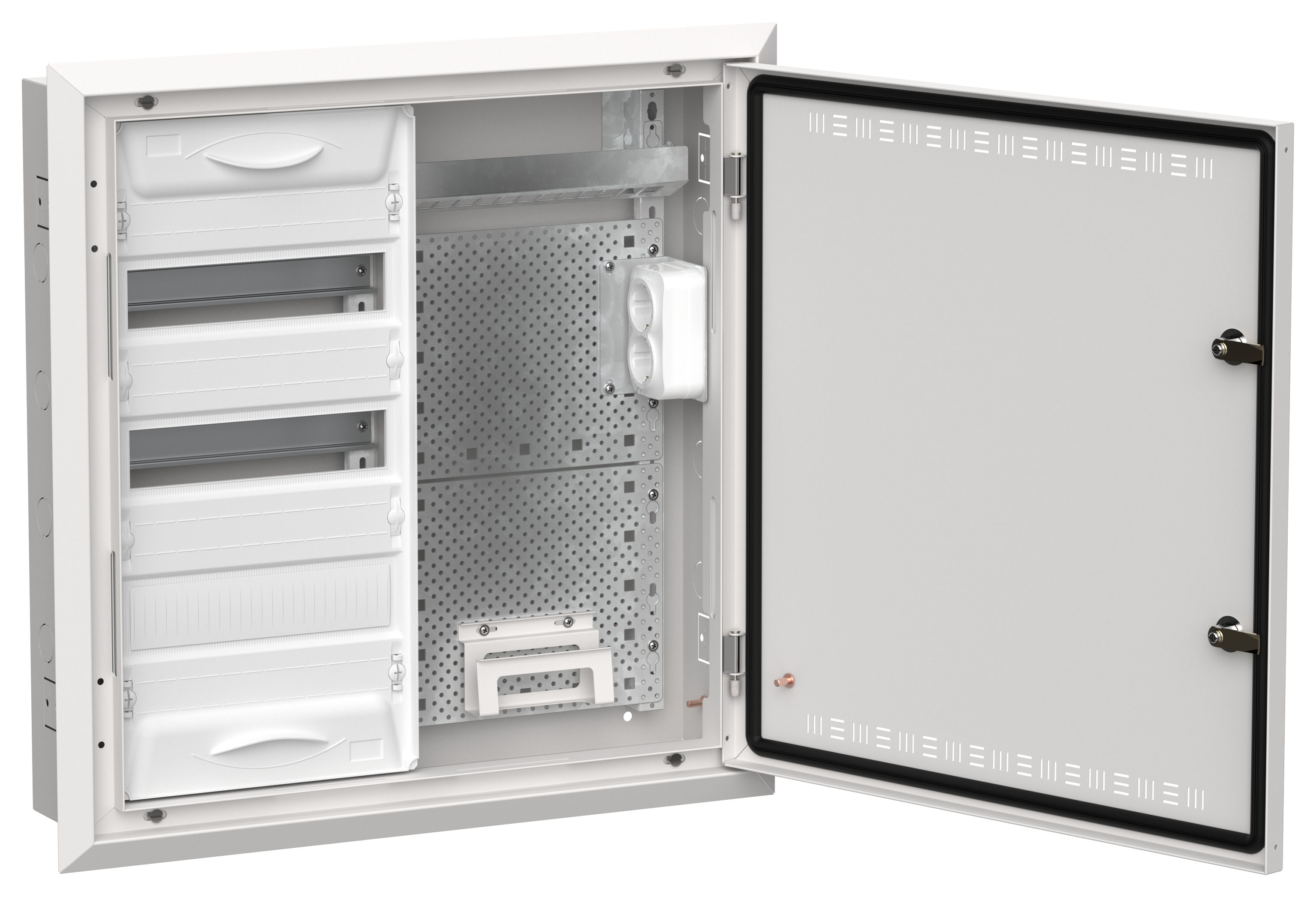 TITAN 5 Корпус комбинированный ЩРв-36 (2х36) белый IEK