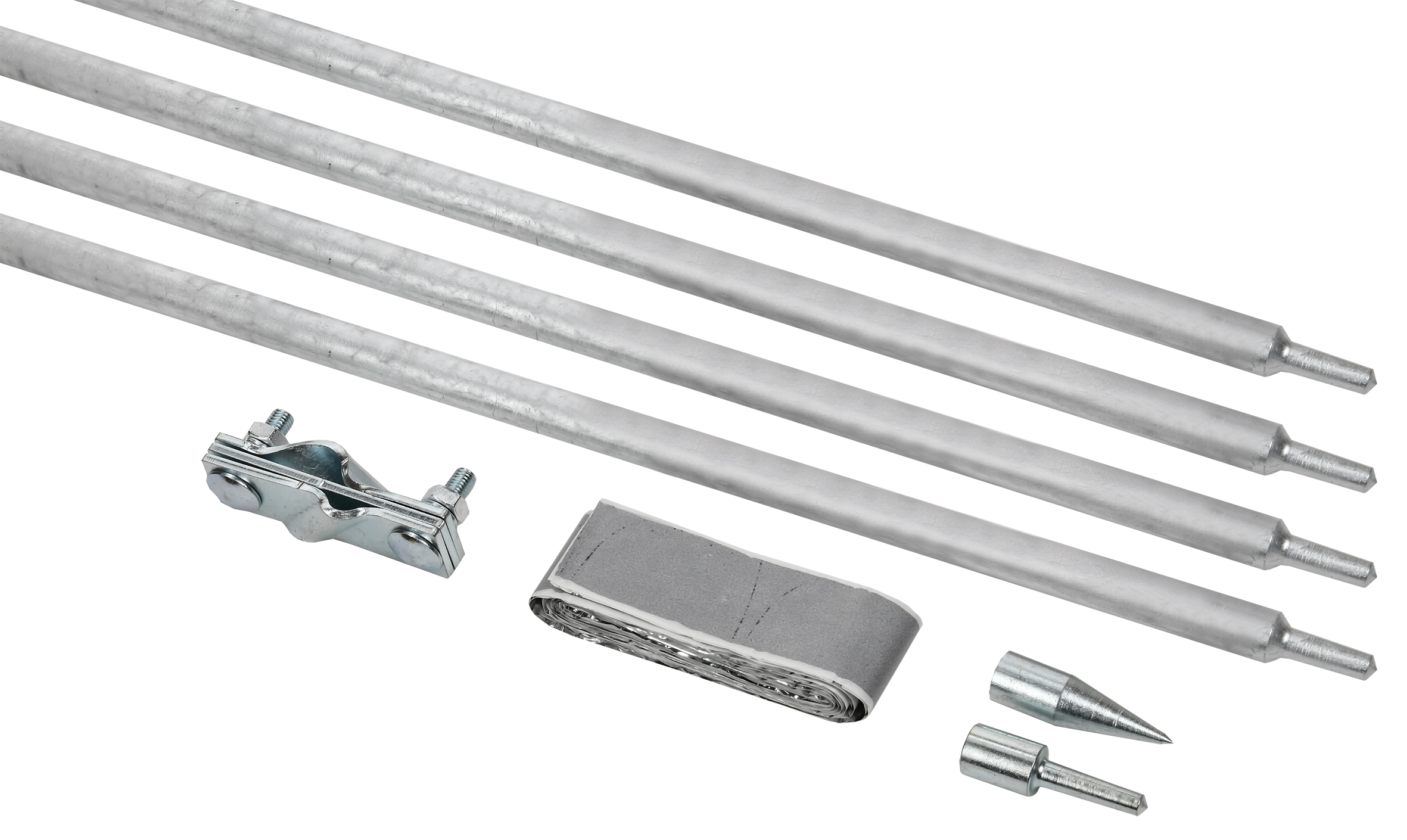 Комплект заземления 3/16 безмуфтовое соединение горячеоцинкованная сталь